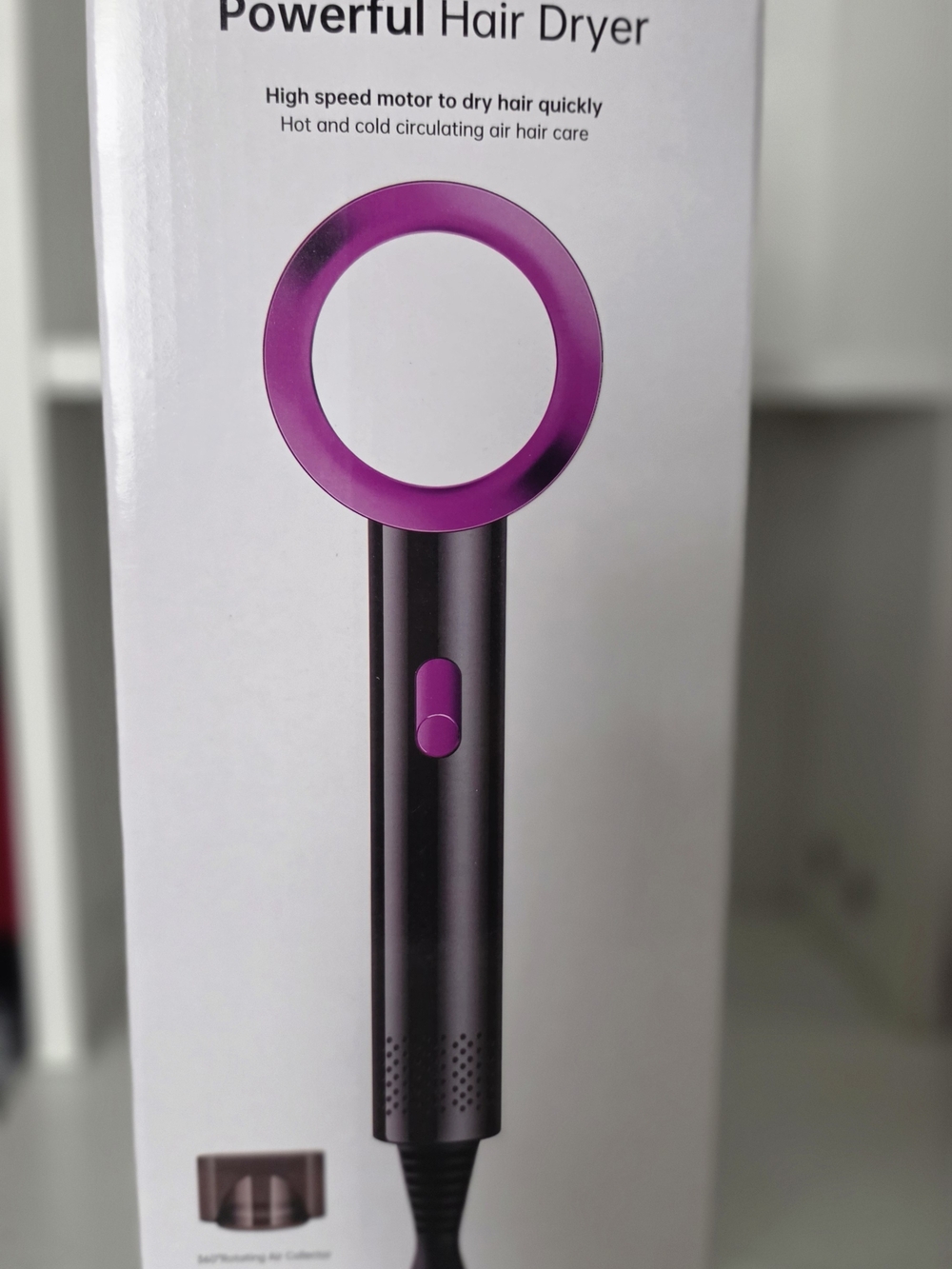Powerful Hair Dryer - Purple Accents